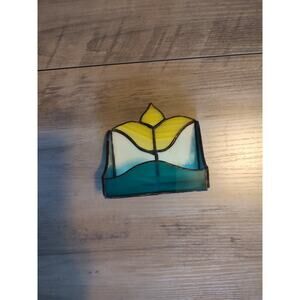 Handmade Stain Glass Business Card Holder
